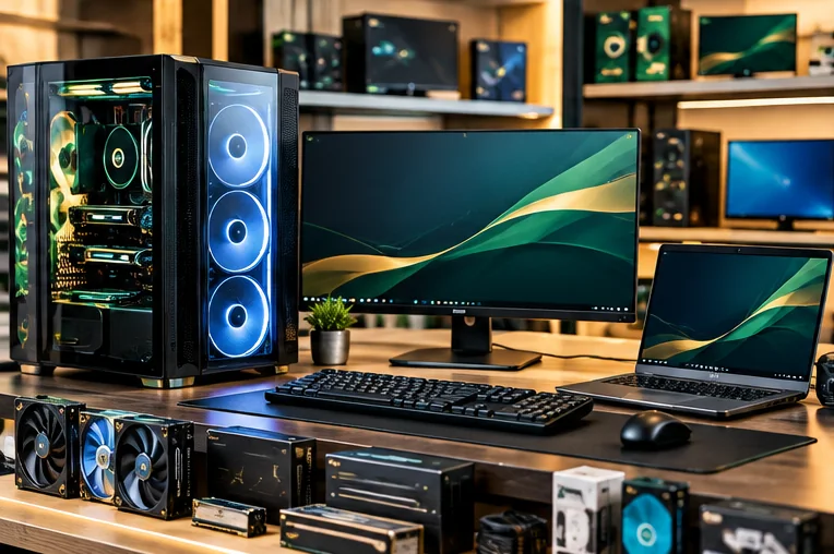 Desktop computers, laptop and computer components